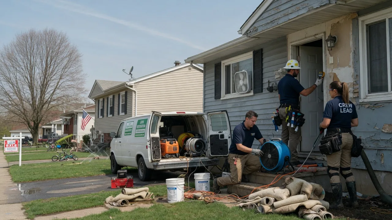 Flood Cleanup in Wixom, MI near me